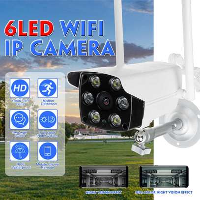 wifi smart outdoor stand alone wireless bullet cctv camera image 1