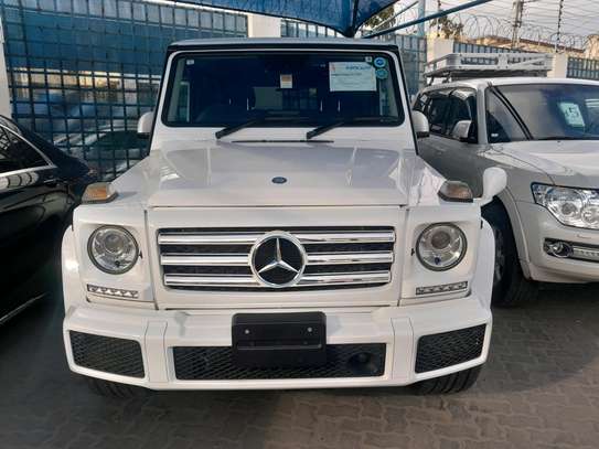 Mercedes Benz G550 2016 white image 5