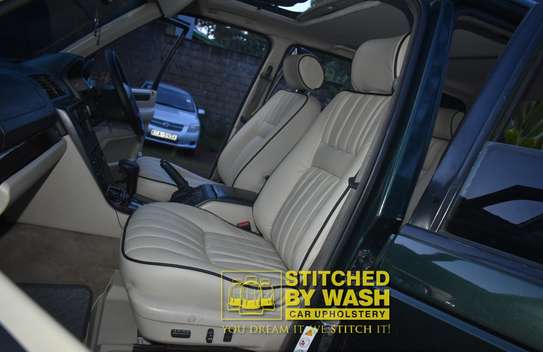 Range Rover seat covers upholstery image 7