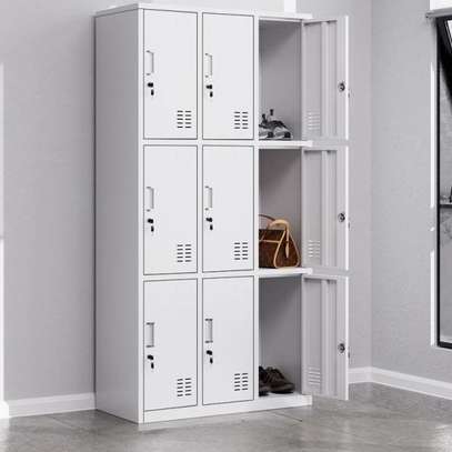 Office Cabinet:  Nine Lockers Office Cabinet image 1
