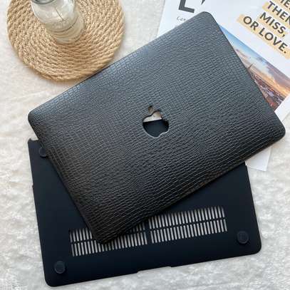 Black Crocodile Style Macbook Case For Pro 13 Inch, image 1