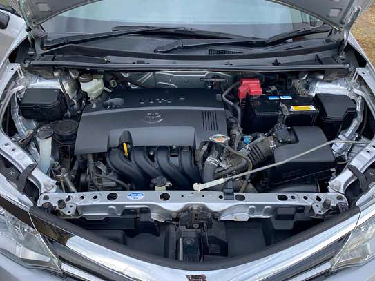 Toyota  Axio None hybrid 2019 model silver color. image 7