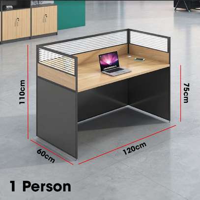 1 Way Modular Working Station with a Pedestal image 12