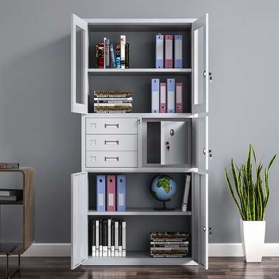 Office Cabinet: 2 Door White Office Cabinet In Riosiri image 3