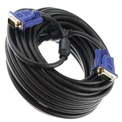 VGA 10 MTRS 15 PIN MALE - MALE CABLE image 1
