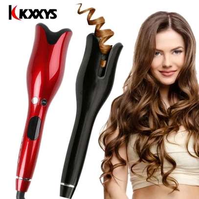 Automatic curling iron LED digital rotating hair curling image 1