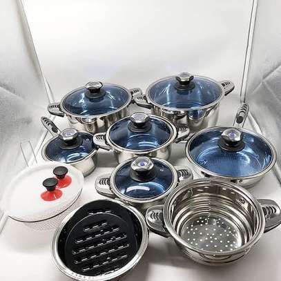 30Pcs Premium Quality stainless steel cookware image 4