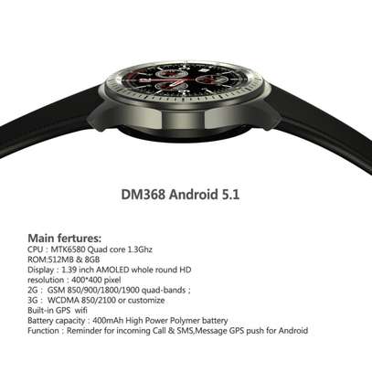 Domino DM368 ANDROID smart watch 512MB RAM 4GB ROM image 4