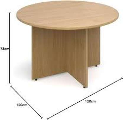 Round High Quality Office Dining Table image 3