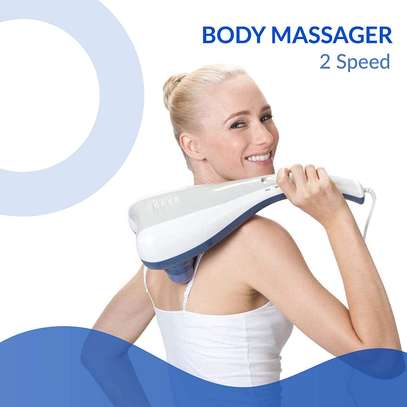 Electric Body massager dual speed double head long handheld image 1