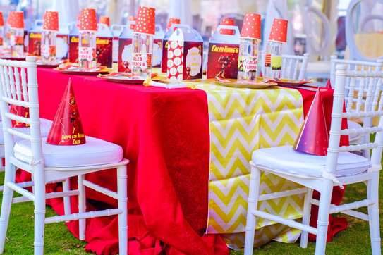Shimmer walls,tents,tables ,chairs and general decorations image 7