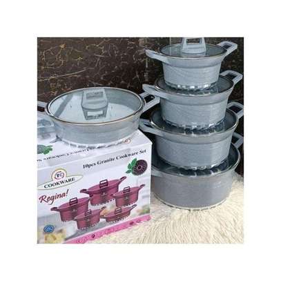 Bosch 10pcs Heavy Granite Nonstick Cooking Pots Sufuria Set image 2