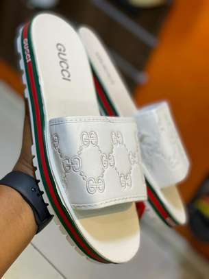 Mens' Genuine Quality Gucci Lv Nike Vapourmax Adidas Chanel Champion Air Jordan Open Slides image 7