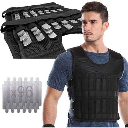 Weighted Vest Fitness Weight Training Workout Boxing Jacket image 1