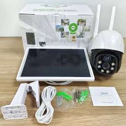4G Simcard Inbuilt Battery Intelligent Solar CCTV Camera image 1