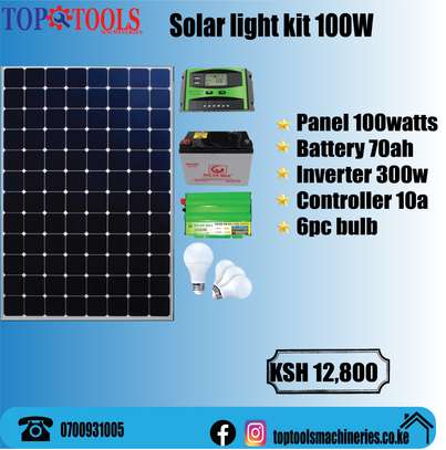 Solar light kit 100W image 1