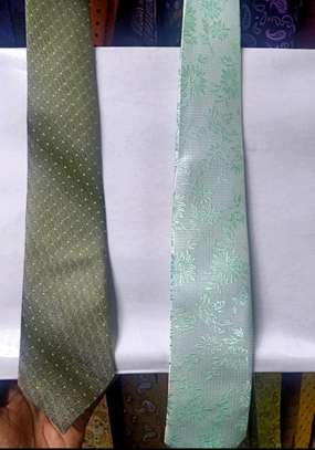 Olive green official ties. image 1