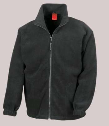 Black School Fleece Jackets image 4