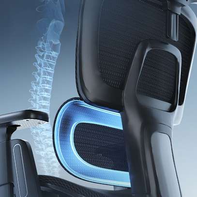 Office Chair : Orthopedic Black Office Adjustable Chair image 3