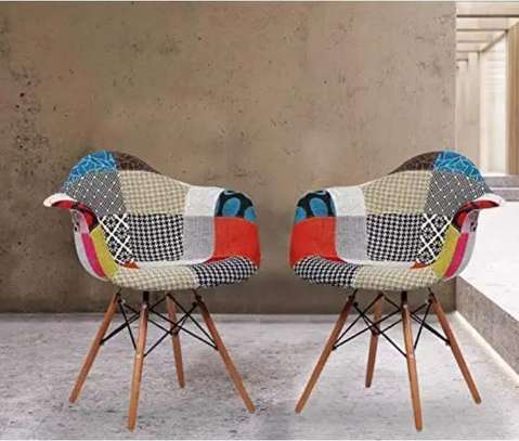 Multicolored Bucket Designed Eames Outdoor Chair image 6