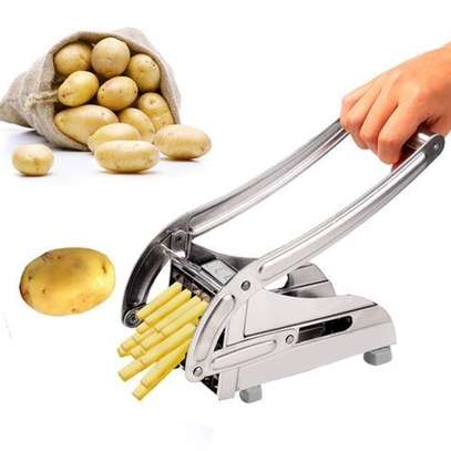 Fries/Chips Cutter- Stainless Steel Potato Chopper Chipser image 2