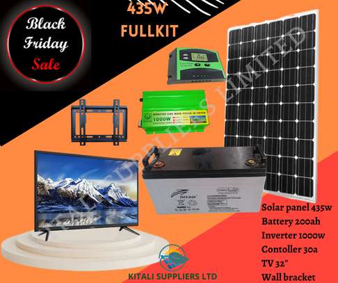 435W Solar panel fullkit with TV 32" image 1