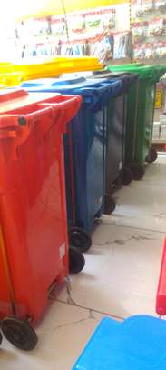 New240litres dustbin with wheels image 1