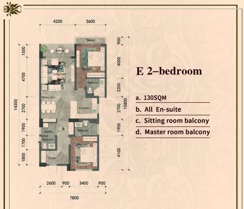 2 Bed Apartment with En Suite at Riara Lavington image 16