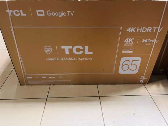 TCL 65 INCHES SMART UHD FRAMELESS TV image 1
