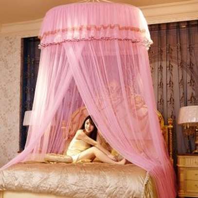 Round Mosquito Net For Single Bed-FREE SIZE. image 2
