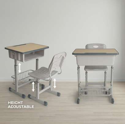 Adjustable Height Kid's Desk and Chair image 13
