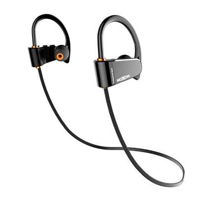 MOXOM MOX-23 Wireless Bluetooth Headphones IPX7 4.1 Sports Running Waterproof Earbuds with MIc image 1