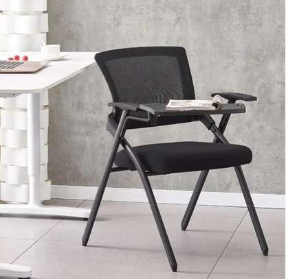 Office Chair: Foldable Student Study Stackable Chair image 4