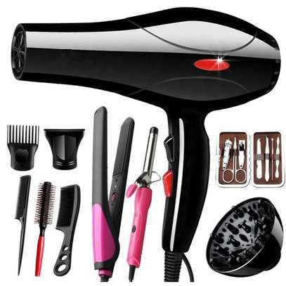 Deliya Hair Dryer With Accessories 12pcs image 1