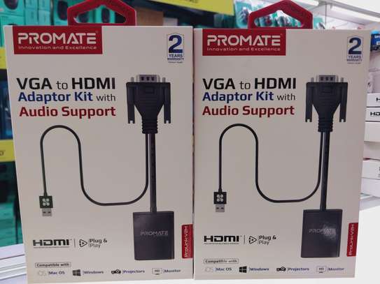 Promate-V2H VGA to HDMI Adapter Kit image 2