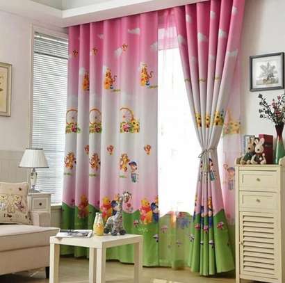 CARTOON THEMED CURTAINS AND MATCHING SHEERS image 10