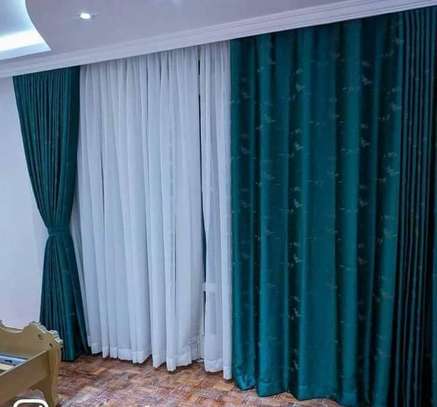 MODERN HEAVY DUTY CURTAIN AND SHEERS image 1