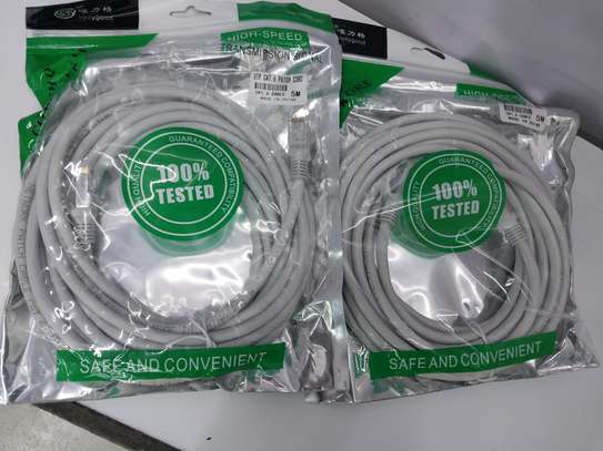 Cat6 Lan Network Ethernet Cable 5M Gray image 3
