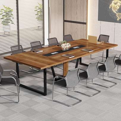 8-10 Seater office boardroom table (2400mm x 1200mm) image 2