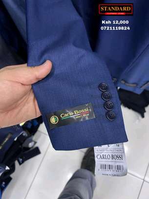 Navy Blue Designer Suit image 2