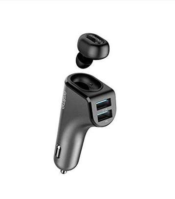 Oraimo car charger with wireless headset image 1