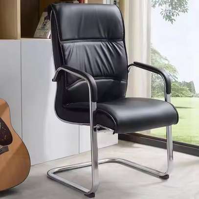 Leather Office Guest Chair image 10