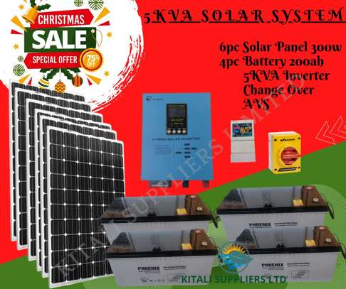 5kva solar system with solarpex inverter and 6pcs panel image 1