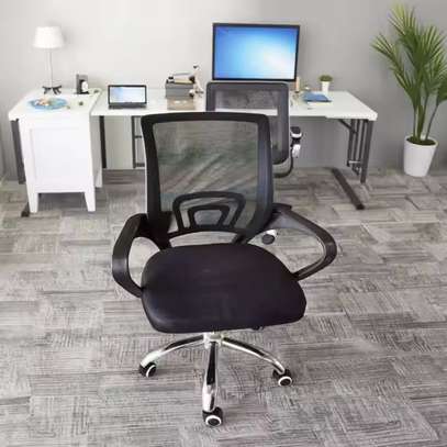 Low‑Back Secretarial Computer Chair image 5