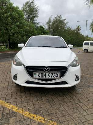 Mazda demio white 2016 image 6