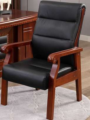 OFFICE CHAIR: Black Simplest Design  Office Chair image 2