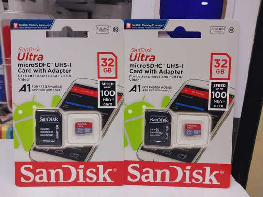 32GB SanDisk Ultra MicroSDXC UHS-I Card – SDSQUNR-032G-GN3MA image 1