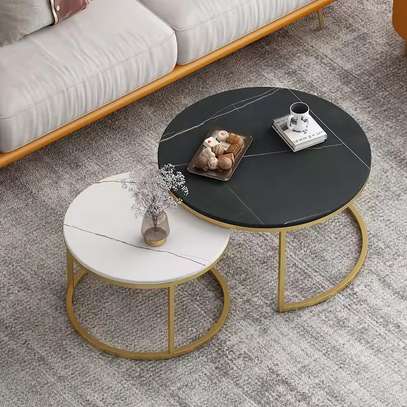 Office Tables: Top Round Marble Table image 1