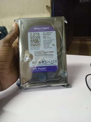 2tb WD Internal Survaillance Hard disk (Purple). image 1