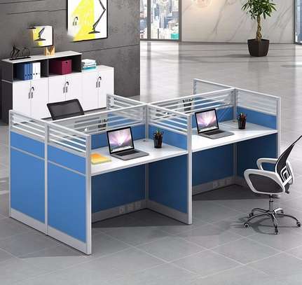 Office Workstation: 4-Person Layout Workstation image 1
